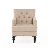 Malone Beige Club Chair Noble House