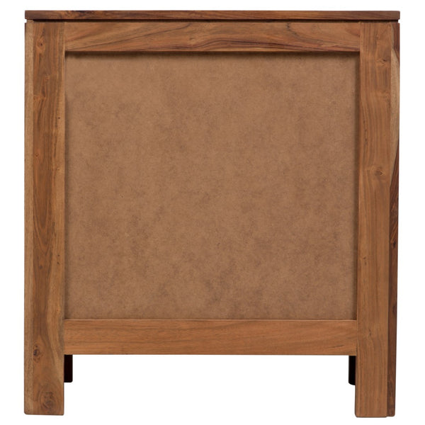Porter Designs Urban Solid Sheesham Wood Contemporary Nightstand Brown 04-117-04-1426