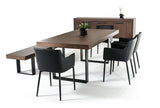 VIG Furniture Modrest Lola Modern Walnut Dining Table VGVCT8922-WAL