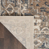 Nourison Quarry QUA05 Farmhouse Machine Made Power-loomed Indoor only Area Rug Beige/Grey 10' x 14' 99446030191