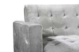 Amandal Silver Velvet Right Sectional