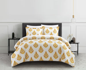 Chic Home Amelia Duvet Cover Set Yellow Twin