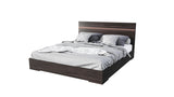 VIG Furniture Nova Domus Benzon Italian Modern Dark Rovere Bed VGACBENZON-BED