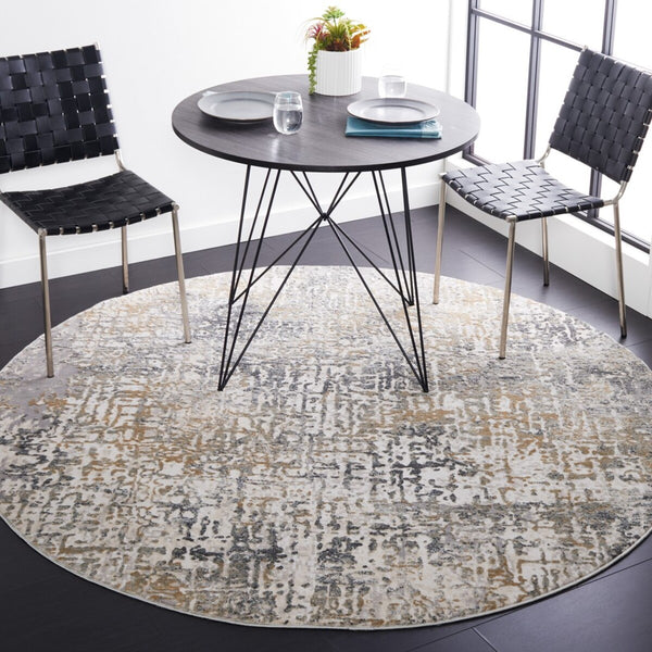 Safavieh Vogue 117 Power Loomed Polyester & Polypropylene & Cotton Contemporary Rug VGE117A-8SQ