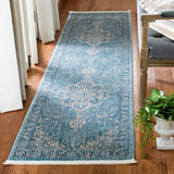 Victoria 900 Victoria 902 Traditional Power Loomed Polypropylene Rug Blue / Grey