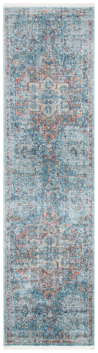 Victoria 900 Victoria 904 Traditional Power Loomed Polypropylene Rug Navy / Red