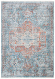 Victoria 900 Victoria 904 Traditional Power Loomed Polypropylene Rug Navy / Red