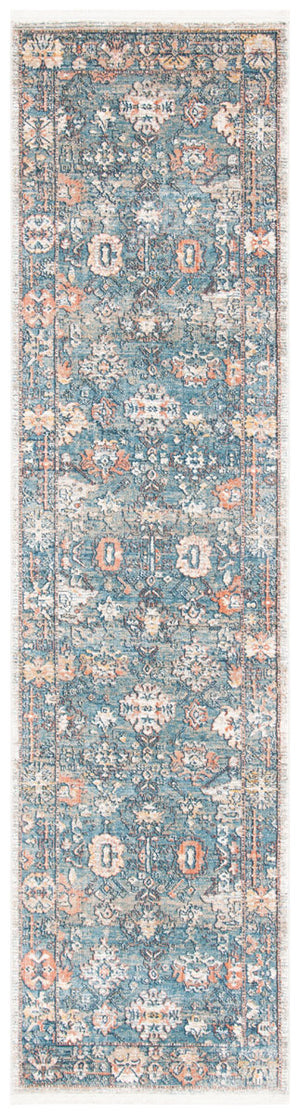 Victoria 900 Victoria 905 Traditional Power Loomed Polypropylene Rug Blue / Ivory