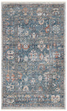 Victoria 900 Victoria 905 Traditional Power Loomed Polypropylene Rug Blue / Ivory