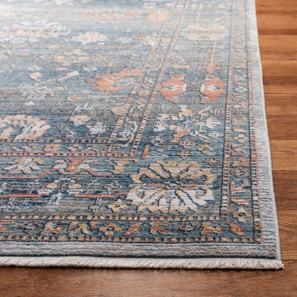 Victoria 900 Victoria 905 Traditional Power Loomed Polypropylene Rug Blue / Ivory