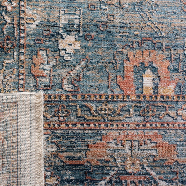 Victoria 900 Victoria 905 Traditional Power Loomed Polypropylene Rug Blue / Ivory