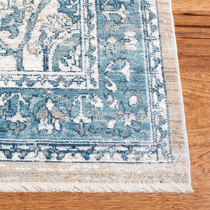 Victoria 900 Victoria 910 Traditional Power Loomed Polypropylene Rug Blue / Grey