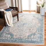 Victoria 900 Victoria 910 Traditional Power Loomed Polypropylene Rug Blue / Grey