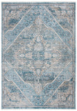 Victoria 900 Victoria 932 Traditional Power Loomed Polypropylene Rug Blue / Grey
