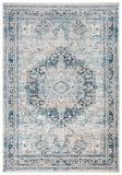 Victoria 900 Victoria 933 Traditional Power Loomed Polypropylene Rug Blue / Grey