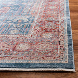 Victoria 900 Victoria 997 Traditional Power Loomed Polypropylene Rug Navy / Red