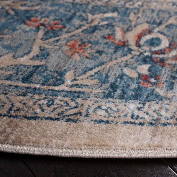 Safavieh Victoria 998 Power Loomed 92% Polypropylene/8% Polyester Traditional Rug VIC998M-7SQ