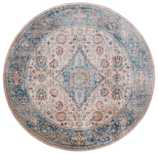 Safavieh Victoria 998 Power Loomed 92% Polypropylene/8% Polyester Traditional Rug VIC998M-7SQ