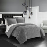 Ryland Grey Twin 2pc Comforter Set