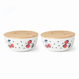 Kate Spade Vintage Cherry Dot Bowl With Lid, Set Of 2 893978