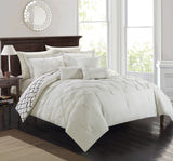 Dorothy Beige King 10pc Comforter Set