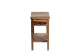 Porter Designs Sheesham Accents Solid Wood Natural End Table Natural 05-116-07-PDU08