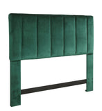 Uriella Green King Velvet Headboard