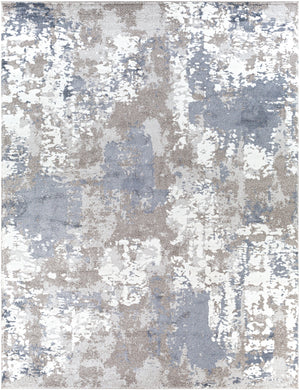 Venice VNE-2306 Modern Polypropylene Rug VNE2306-710103 Denim, Pale Blue, Light Gray, Medium Gray, Ivory 100% Polypropylene 7'10" x 10'3"