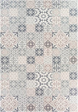 Vinilo VNL-2306 Traditional Vinyl Rug VNL2306-4666 Cream, Medium Gray, Taupe 100% Vinyl 4'6" x 6'6"