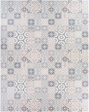 Vinilo VNL-2306 Traditional Vinyl Rug VNL2306-6682 Cream, Medium Gray, Taupe 100% Vinyl 6'6" x 8'2"