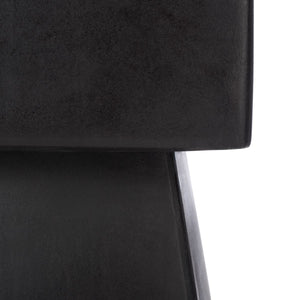 Safavieh Zen Indoor/Outdoor Mushroom Modern Concrete 18.1 Inch H Accent Table VNN1000C