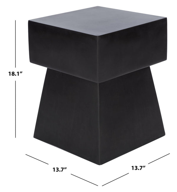 Safavieh Zen Indoor/Outdoor Mushroom Modern Concrete 18.1 Inch H Accent Table VNN1000C