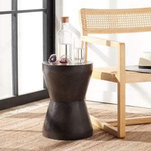 Safavieh Torre Indoor/Outdoor Modern Concrete 17.3 Inch H Accent Table VNN1001C