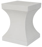 Curby Indoor/Outdoor Modern Concrete 17.7 Inch H Accent Table