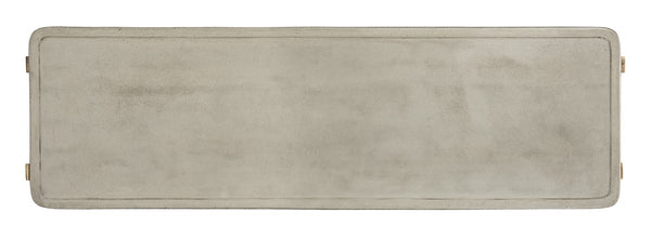 Safavieh Babette Console Table Indoor Outdoor 29.53" Modern Dark Grey Concrete Acacia VNN1020A 889048326378