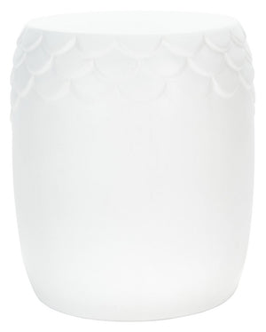 Julyvia Concrete Stool - Chic Outdoor Accent Table with Textured Design for Stylish Patios