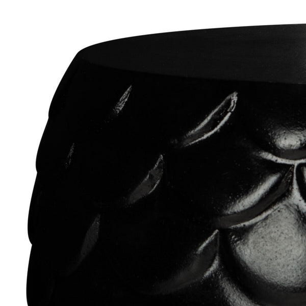 Julyvia Concrete Stool - Chic Outdoor Accent Table with Textured Design for Stylish Patios