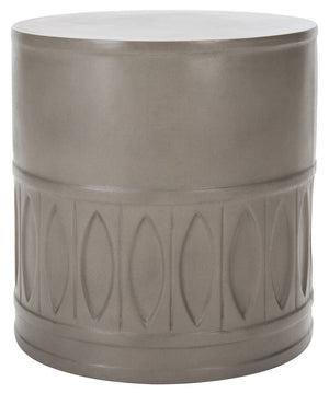 Nasya Concrete Accent Stool - Eclectic Outdoor Elegance for Stylish Entertaining and Decor