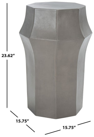 Klaudia Concrete Accent Stool - Sculptural Design for Outdoor Entertaining, No Assembly Required