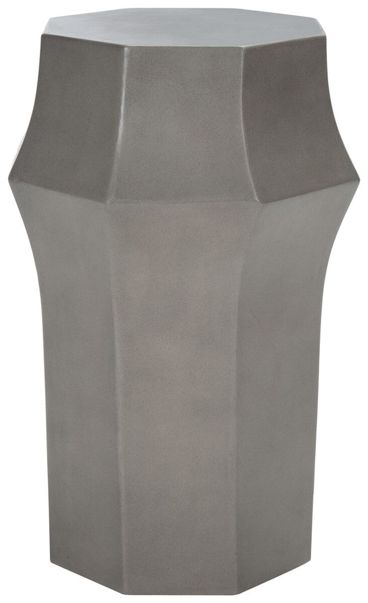 Klaudia Concrete Accent Stool - Sculptural Design for Outdoor Entertaining, No Assembly Required