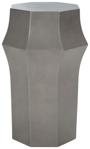 Klaudia Concrete Accent Stool - Sculptural Design for Outdoor Entertaining, No Assembly Required