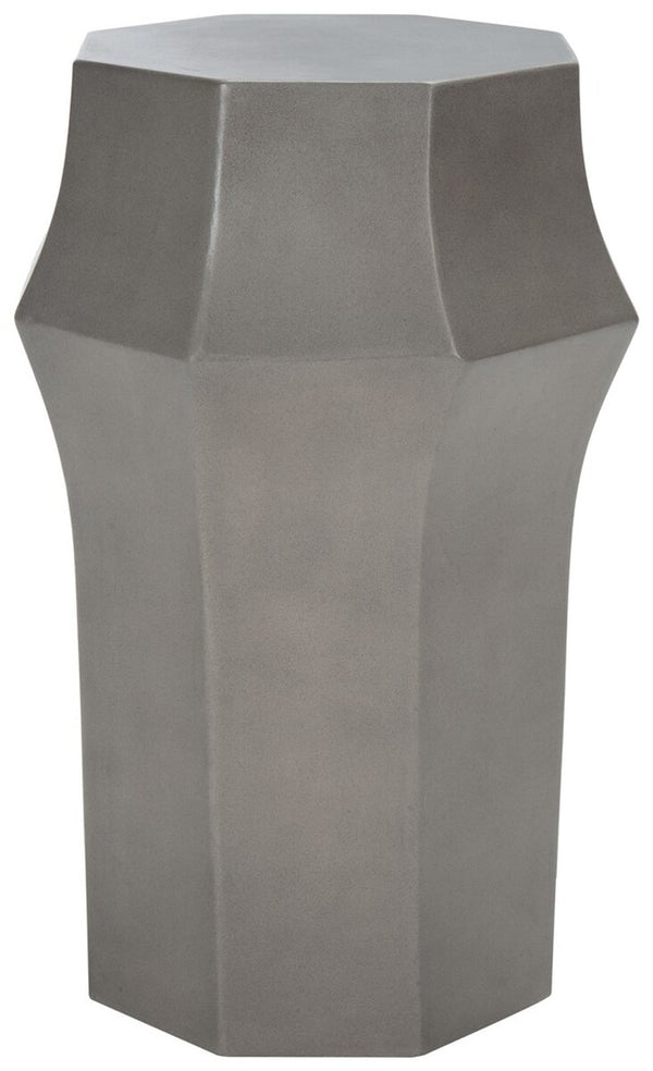 Klaudia Concrete Accent Stool - Sculptural Design for Outdoor Entertaining, No Assembly Required
