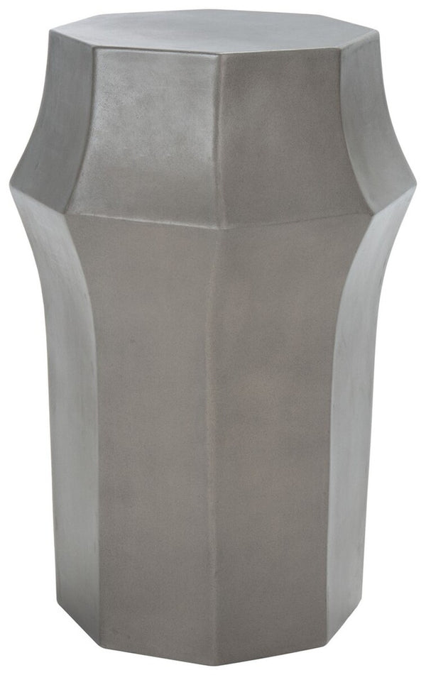 Klaudia Concrete Accent Stool - Sculptural Design for Outdoor Entertaining, No Assembly Required