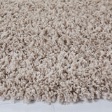 Venus Shag 500 Venus Shag 520 Shag Power Loomed 100 % Polypropylene Pile Rug Taupe