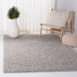 Venus Shag 500 Venus Shag 520 Shag Power Loomed 100 % Polypropylene Pile Rug Light Grey