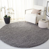 Venus Shag 500 Venus Shag 520 Shag Power Loomed 100 % Polypropylene Pile Rug Light Grey