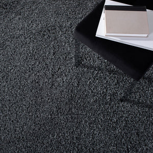 Venus Shag 500 Venus Shag 520 Shag Power Loomed 60% Polypropylene 35% Recycled Polyester 5% Latex Rug Dark Grey