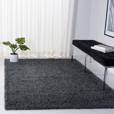 Venus Shag 500 Venus Shag 520 Shag Power Loomed 100 % Polypropylene Pile Rug Dark Grey