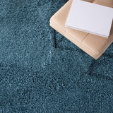 Venus Shag 500 Venus Shag 520 Shag Power Loomed 100 % Polypropylene Pile Rug Blue