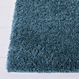 Venus Shag 500 Venus Shag 520 Shag Power Loomed 100 % Polypropylene Pile Rug Blue